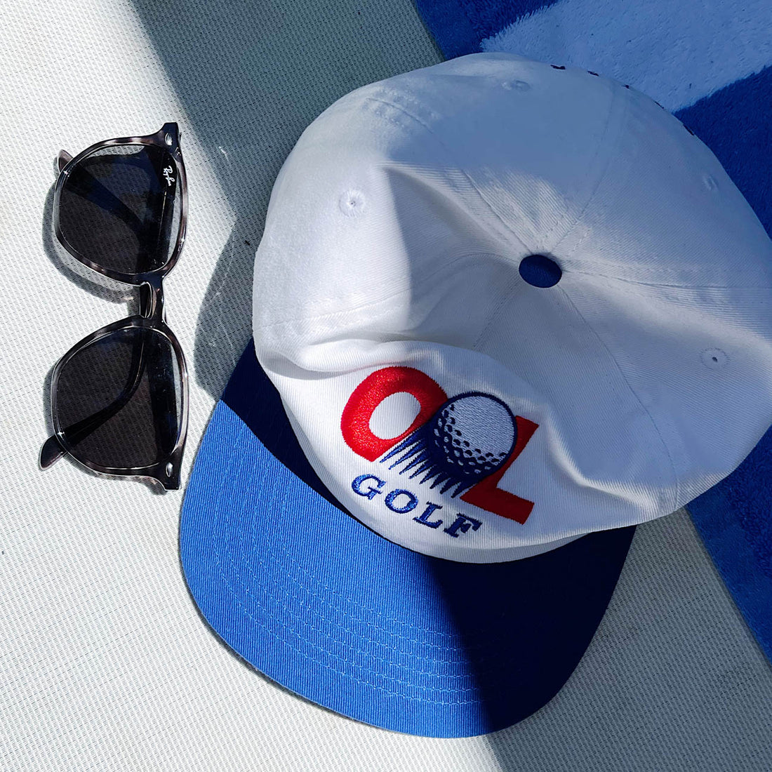OL GOLF Snapback Hat BLUE